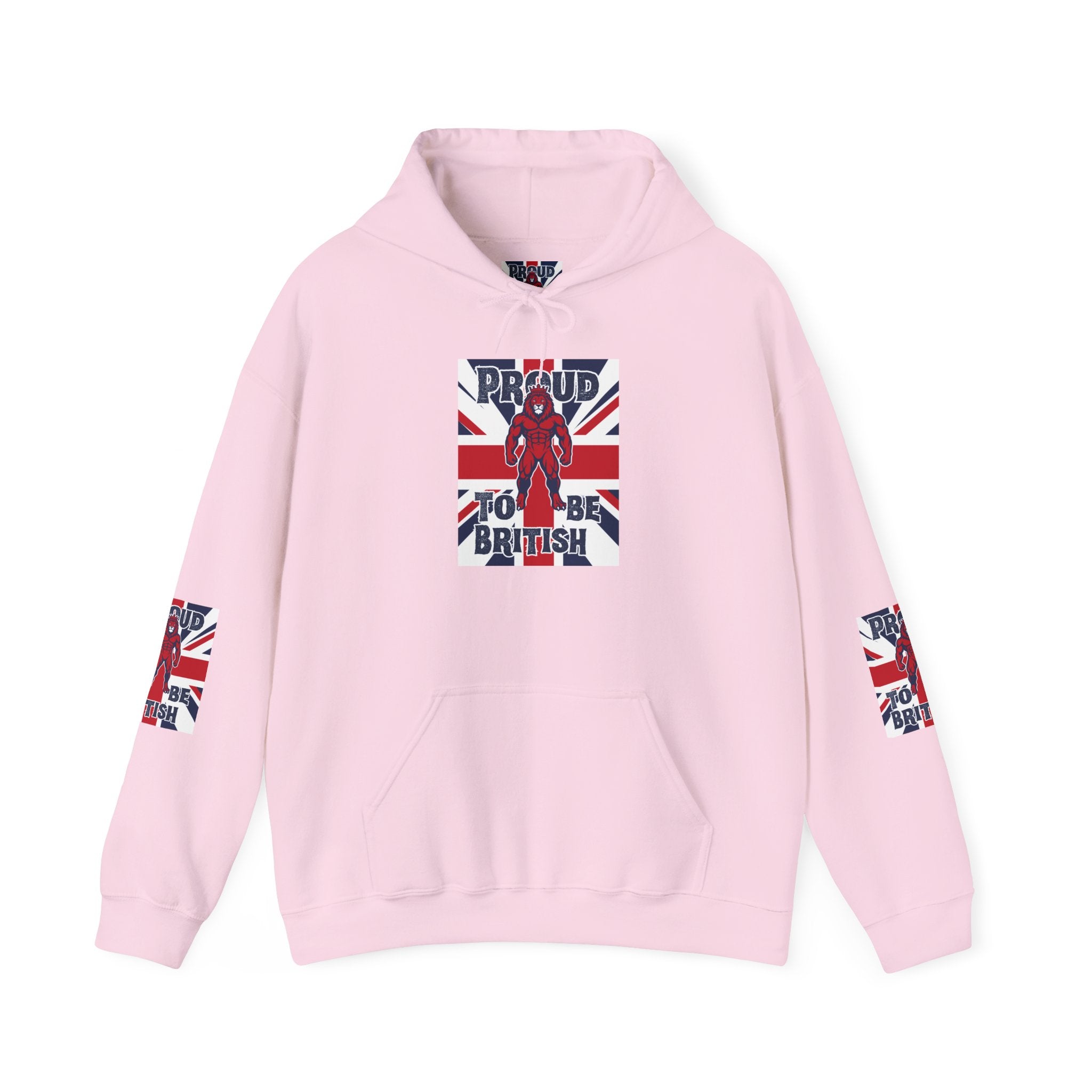 British Pride Hoodie — "Proud to Be British" Union Jack Pullover
