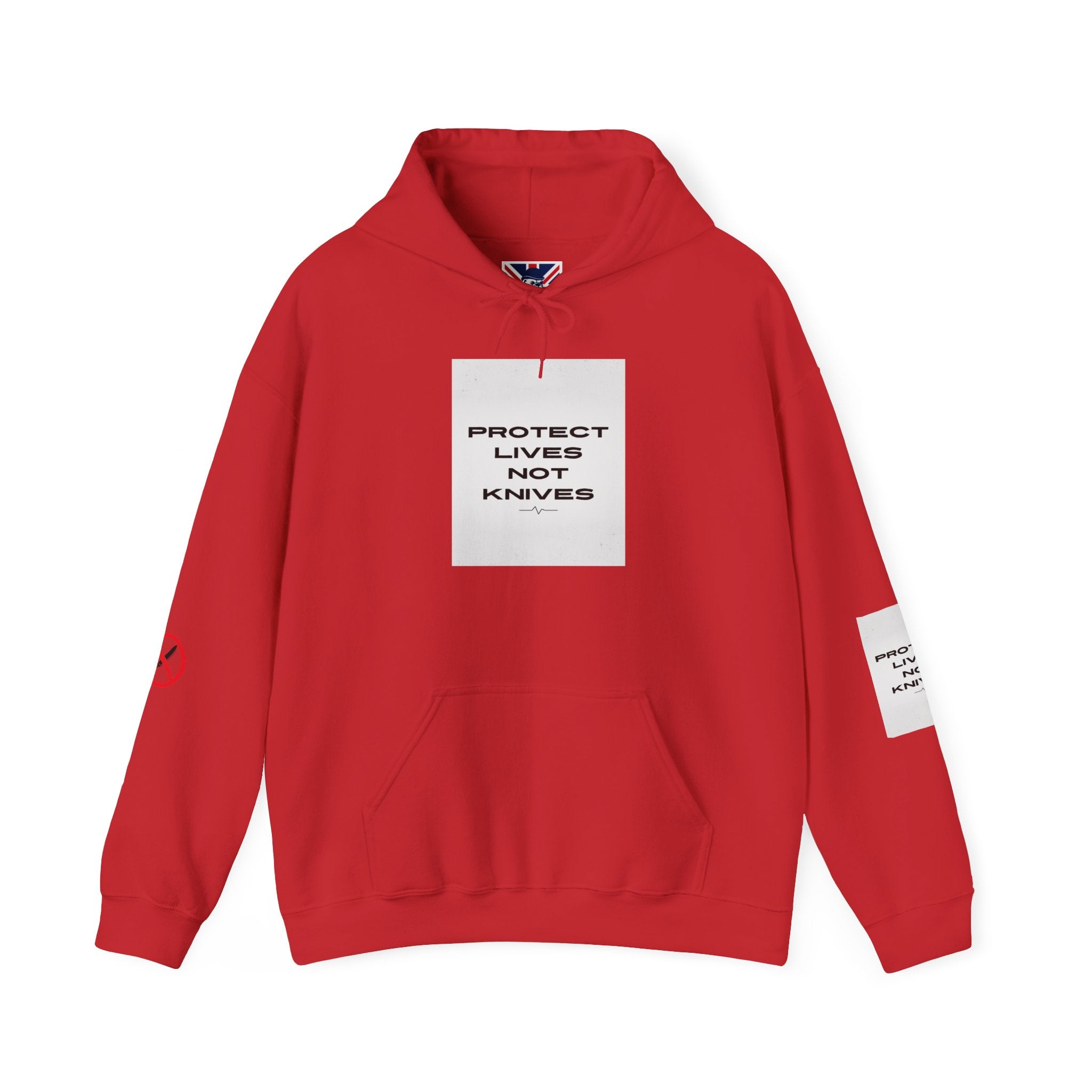 Protest Lives Not Knives Hoodie — Anti-Violence Graphic Sweatshirt