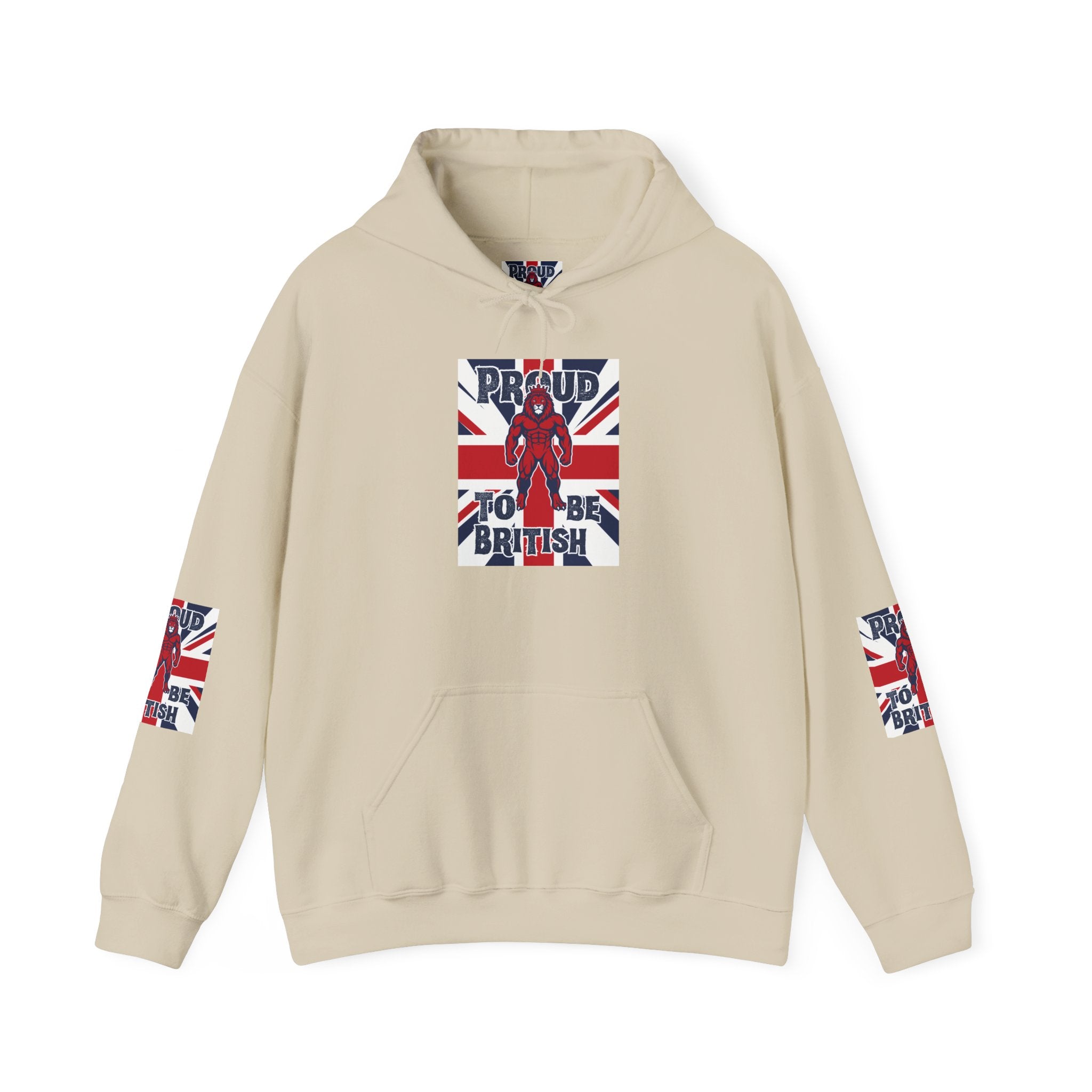British Pride Hoodie — "Proud to Be British" Union Jack Pullover