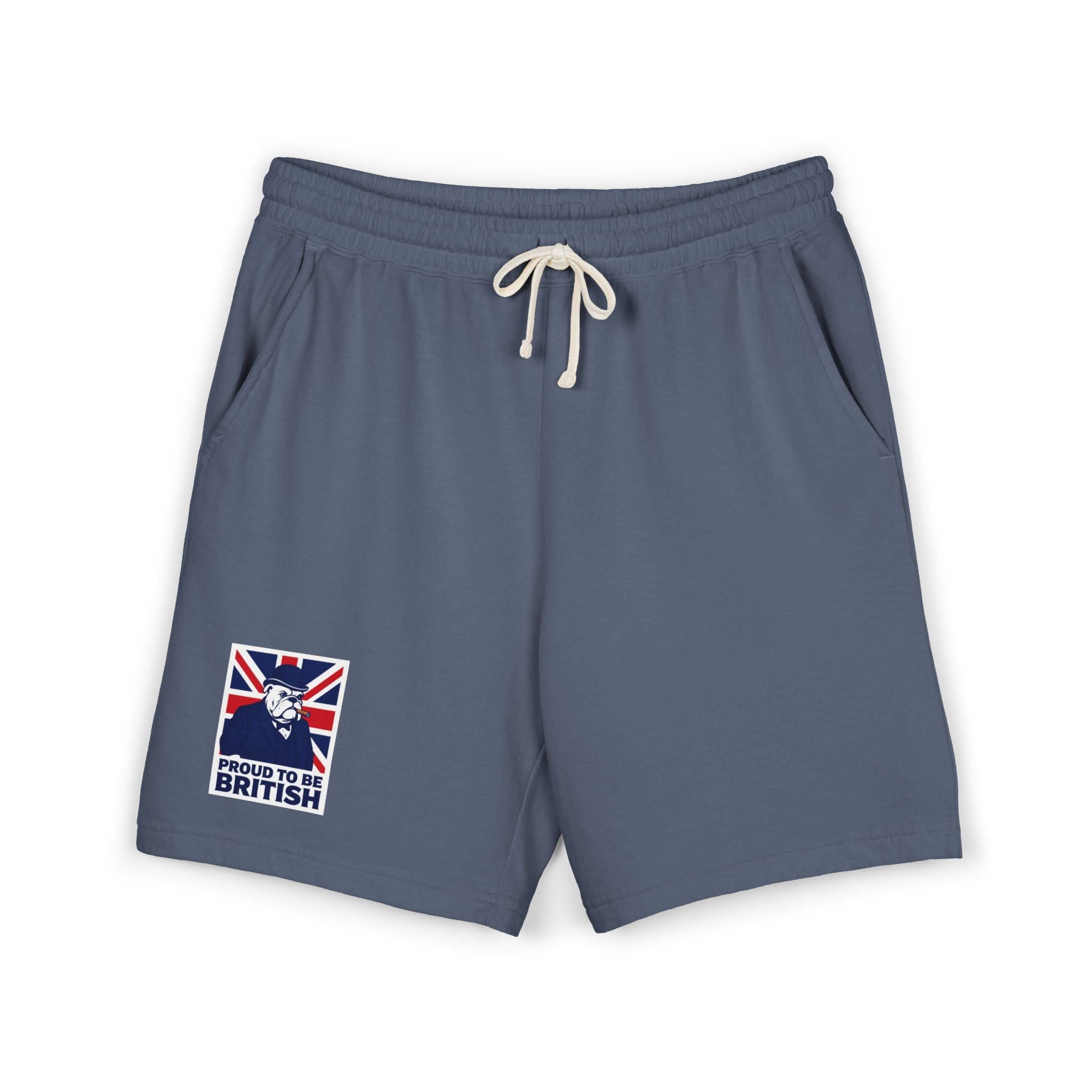 British Flag 'Proud to Be British' Fleece Sweat Shorts