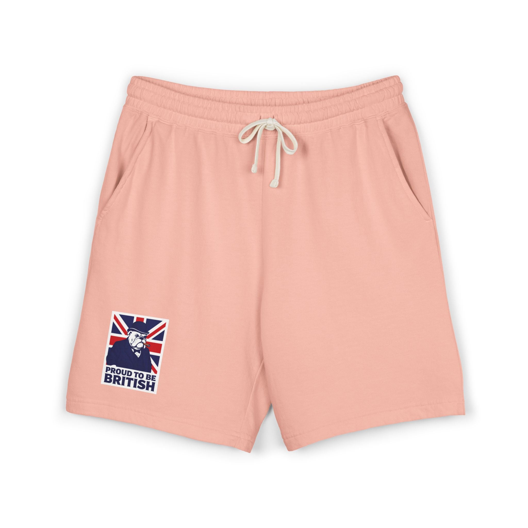 British Flag 'Proud to Be British' Fleece Sweat Shorts