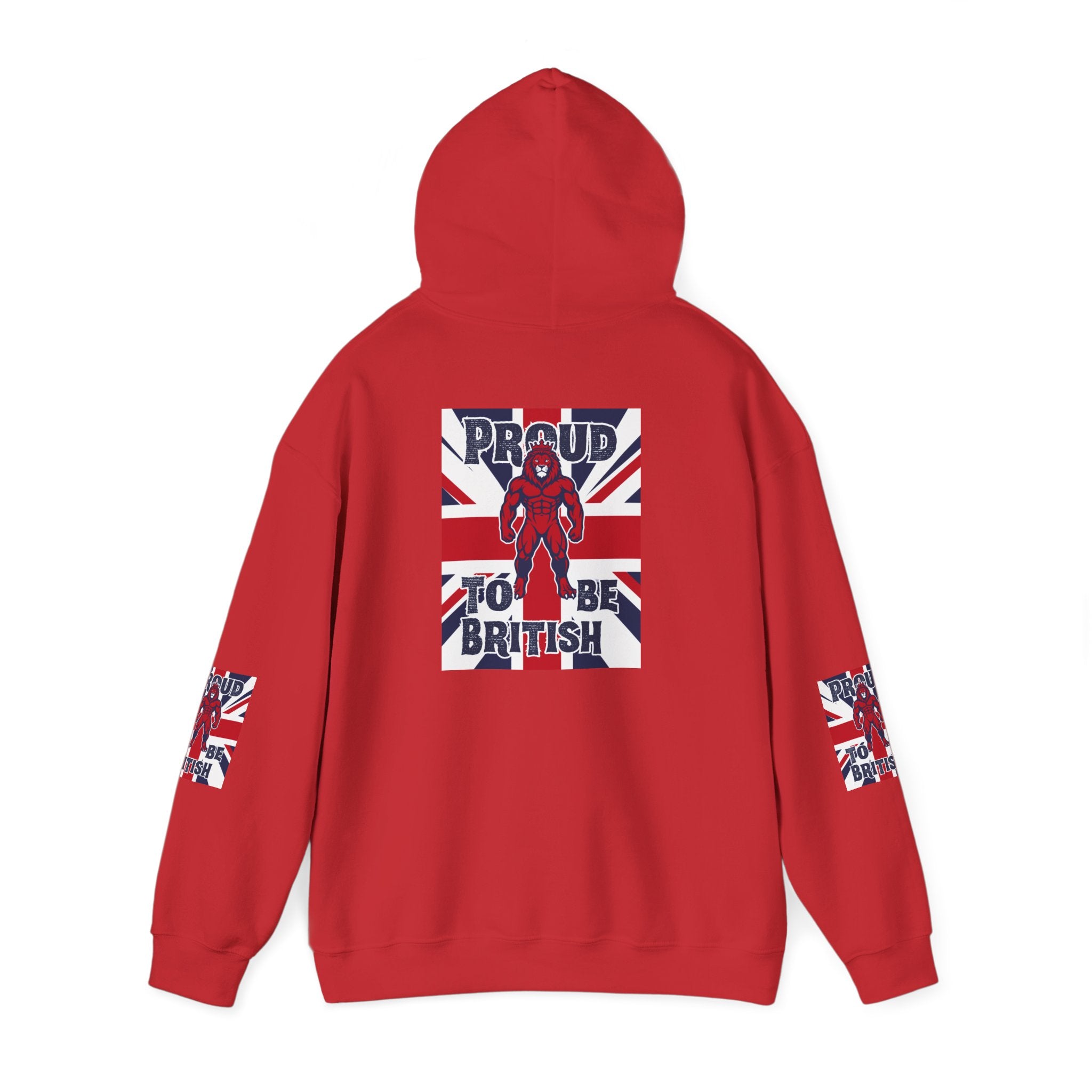 British Pride Hoodie — "Proud to Be British" Union Jack Pullover