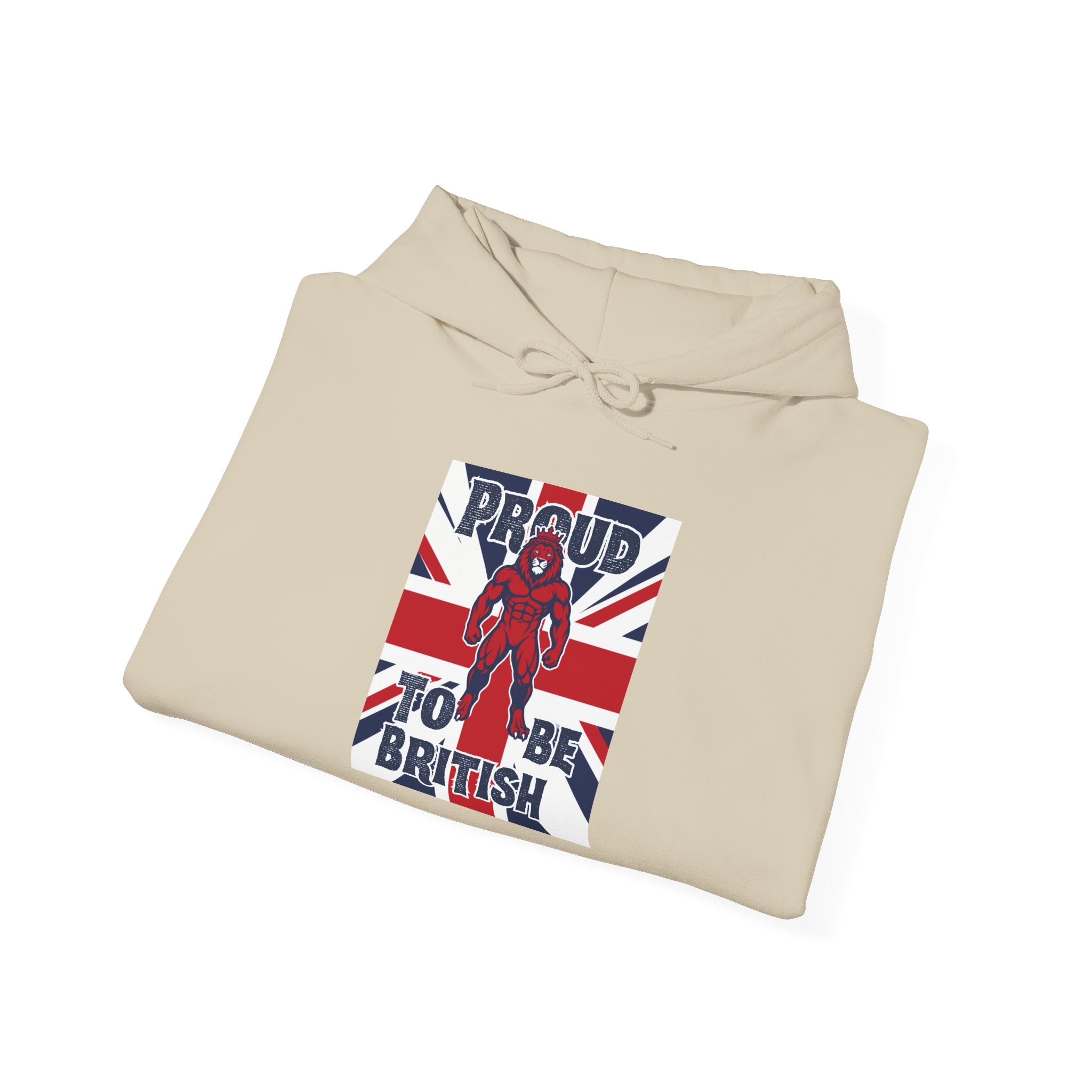 British Pride Hoodie — "Proud to Be British" Union Jack Pullover