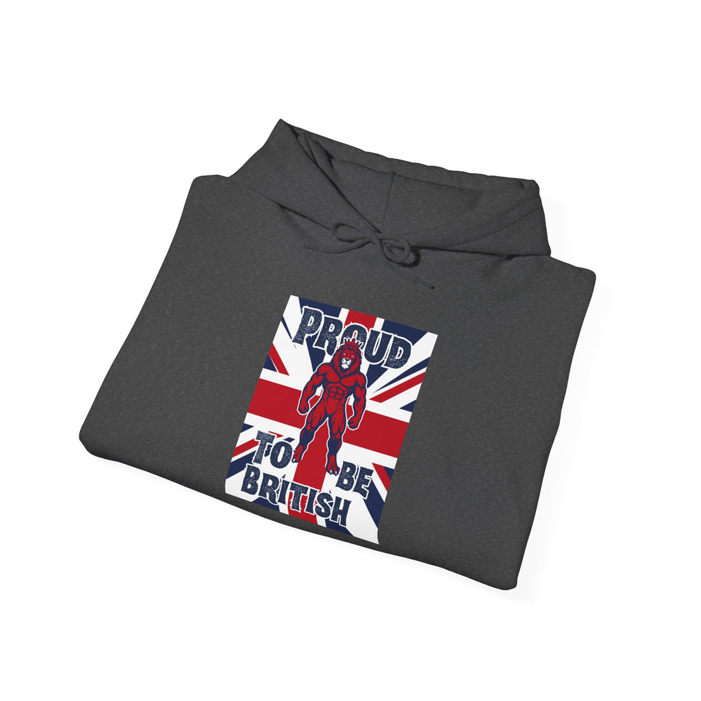British Pride Hoodie — "Proud to Be British" Union Jack Pullover