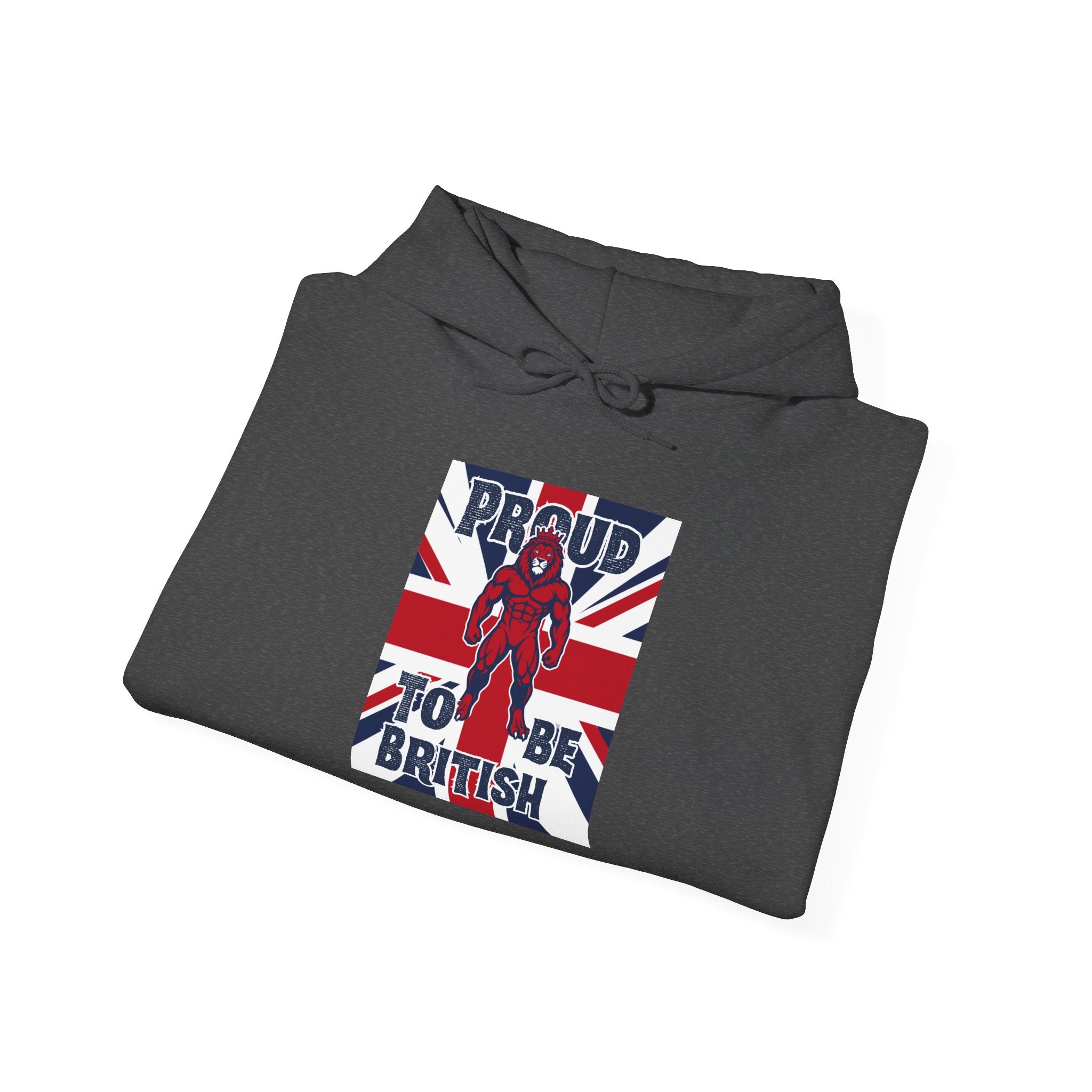 British Pride Hoodie — "Proud to Be British" Union Jack Pullover