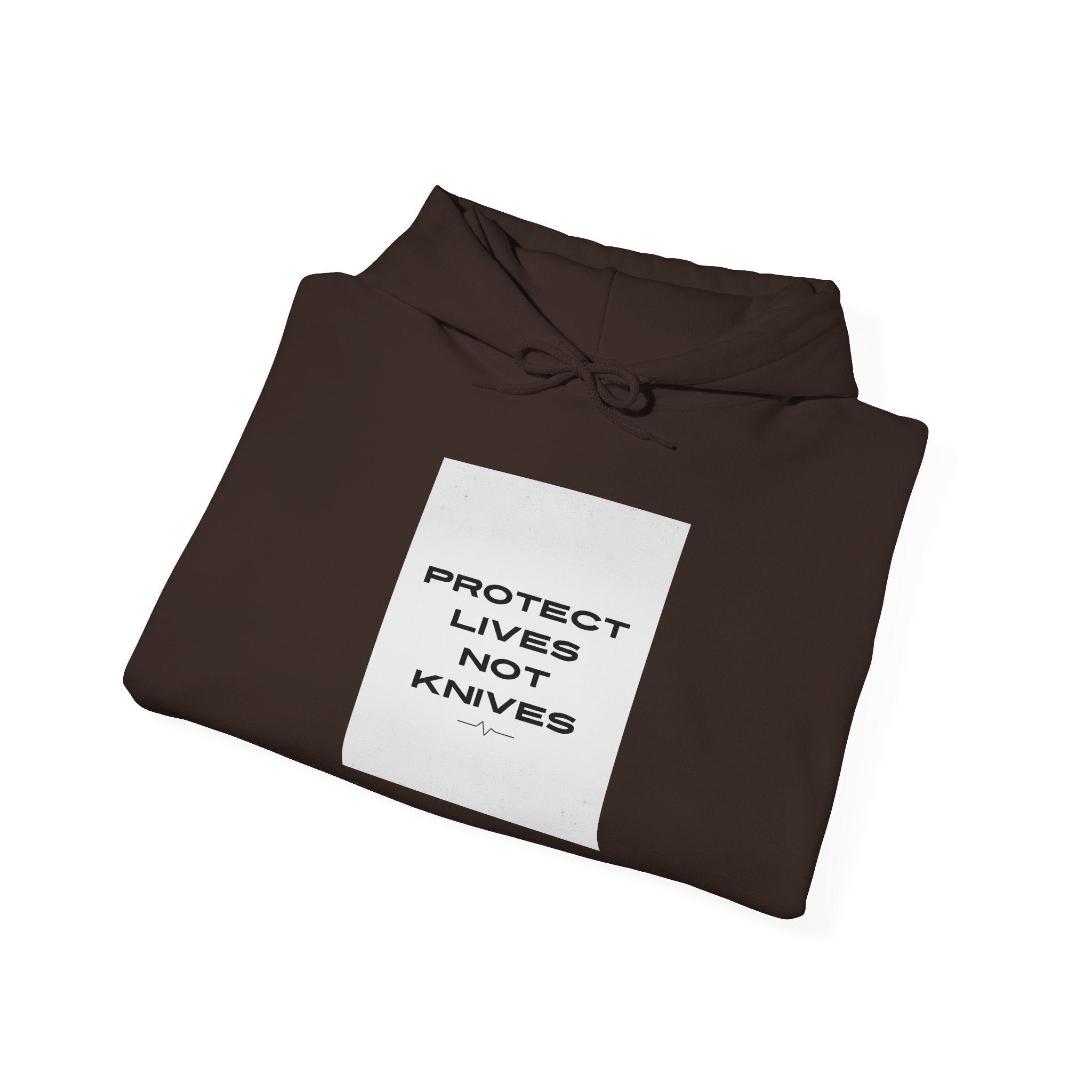 Protest Lives Not Knives Hoodie — Anti-Violence Graphic Sweatshirt