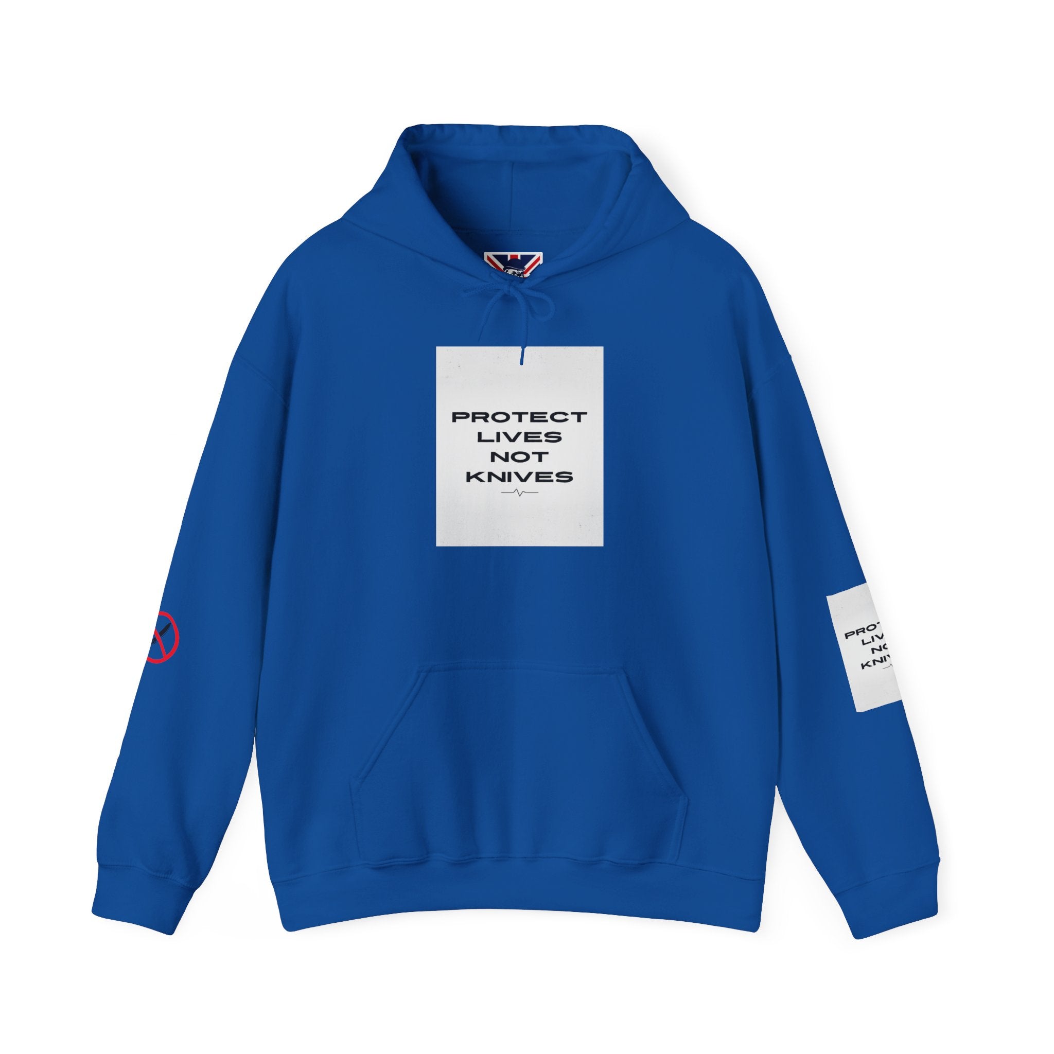Protest Lives Not Knives Hoodie — Anti-Violence Graphic Sweatshirt