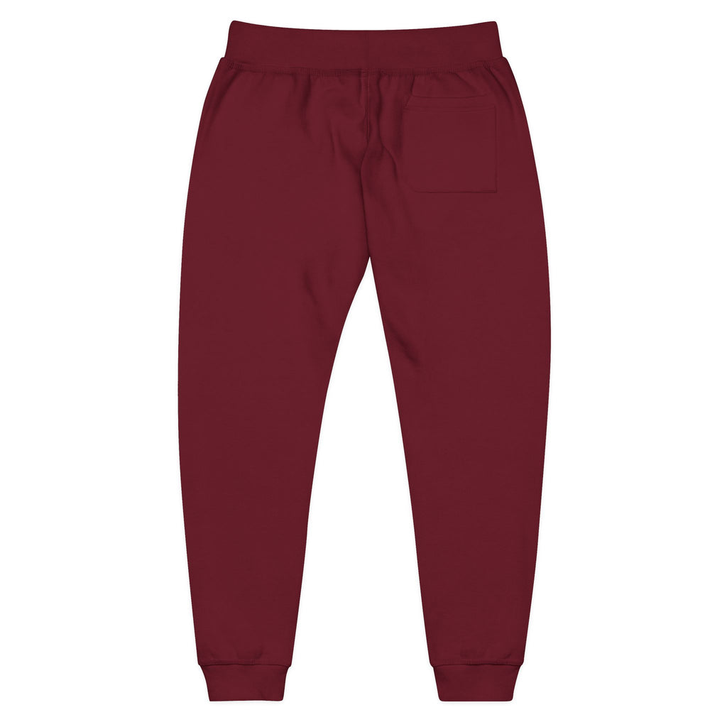 Union Jack Embroidered Sweatpants — British Flag Fleece Joggers
