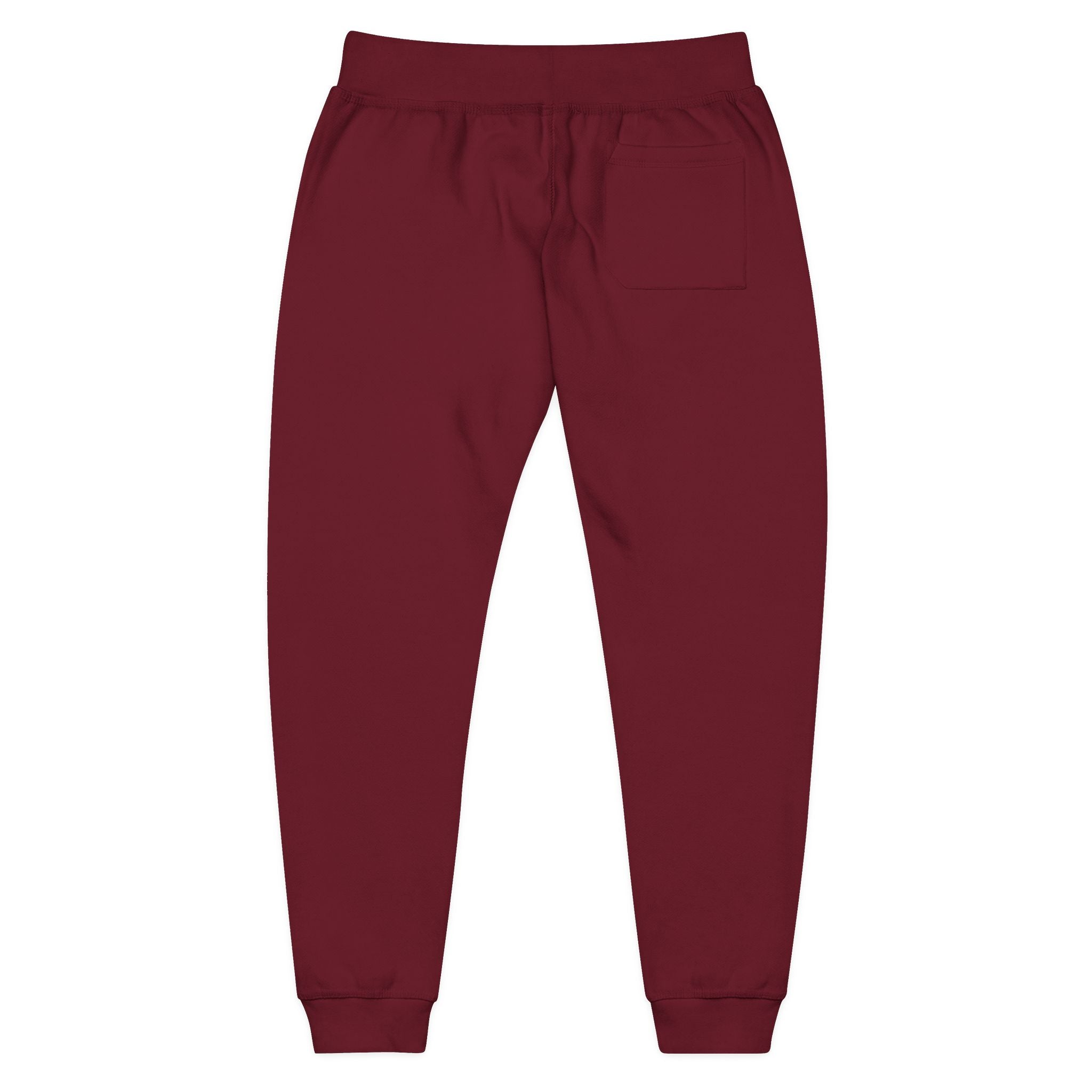 Union Jack Embroidered Sweatpants — British Flag Fleece Joggers