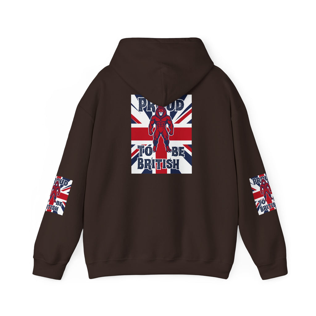 British Pride Hoodie — "Proud to Be British" Union Jack Pullover