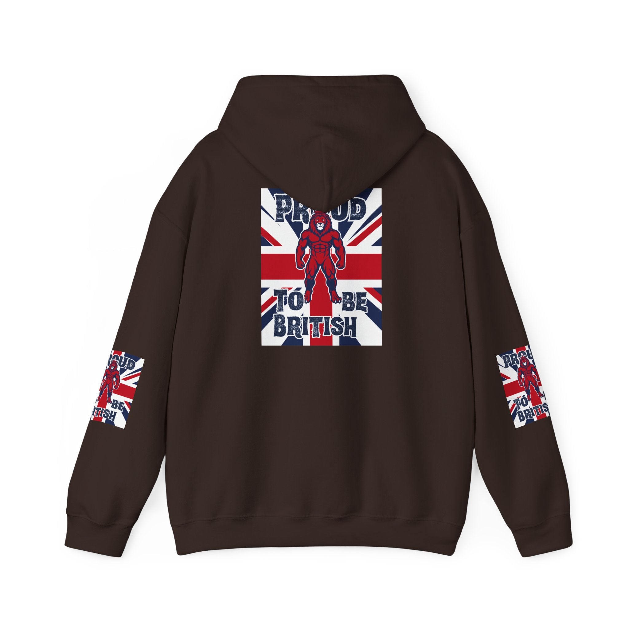 British Pride Hoodie — "Proud to Be British" Union Jack Pullover