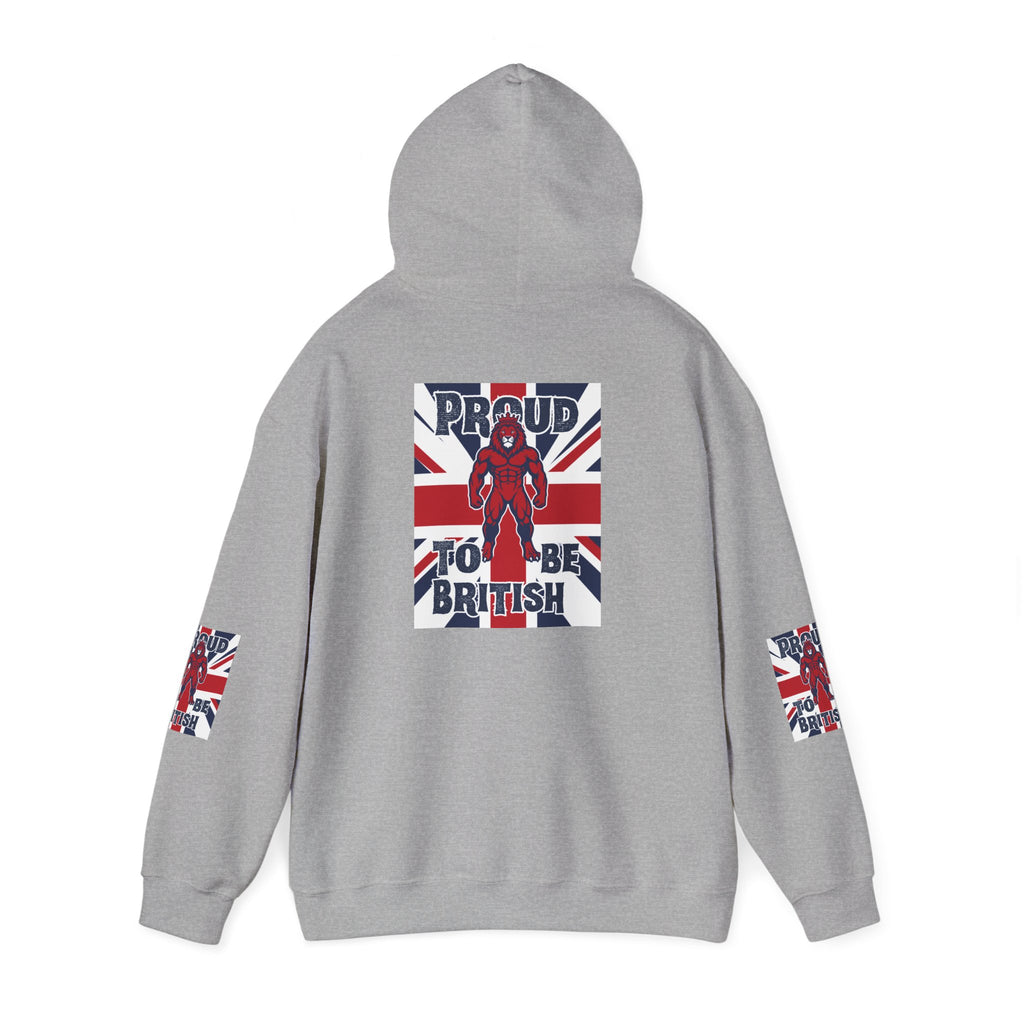 British Pride Hoodie — "Proud to Be British" Union Jack Pullover