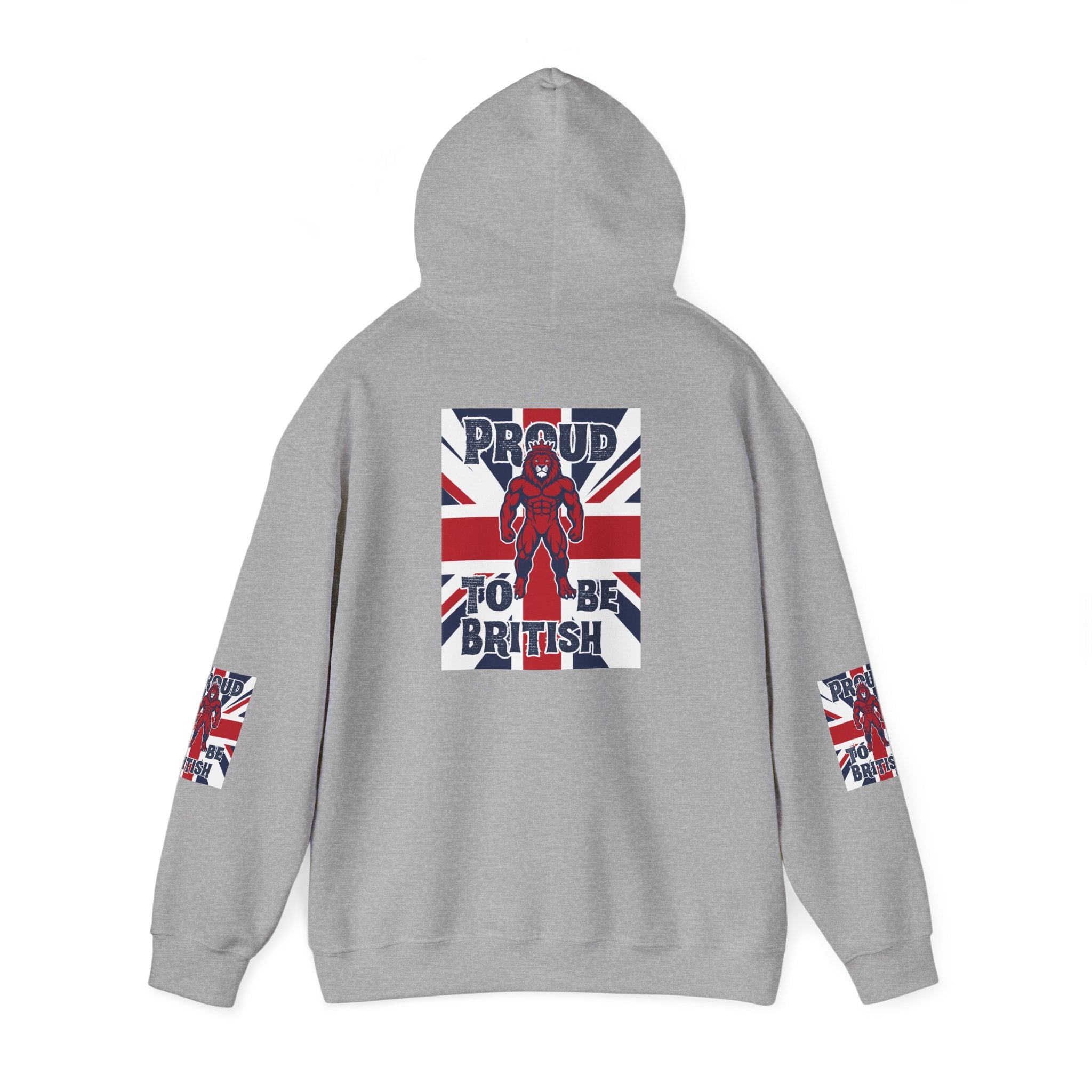 British Pride Hoodie — "Proud to Be British" Union Jack Pullover
