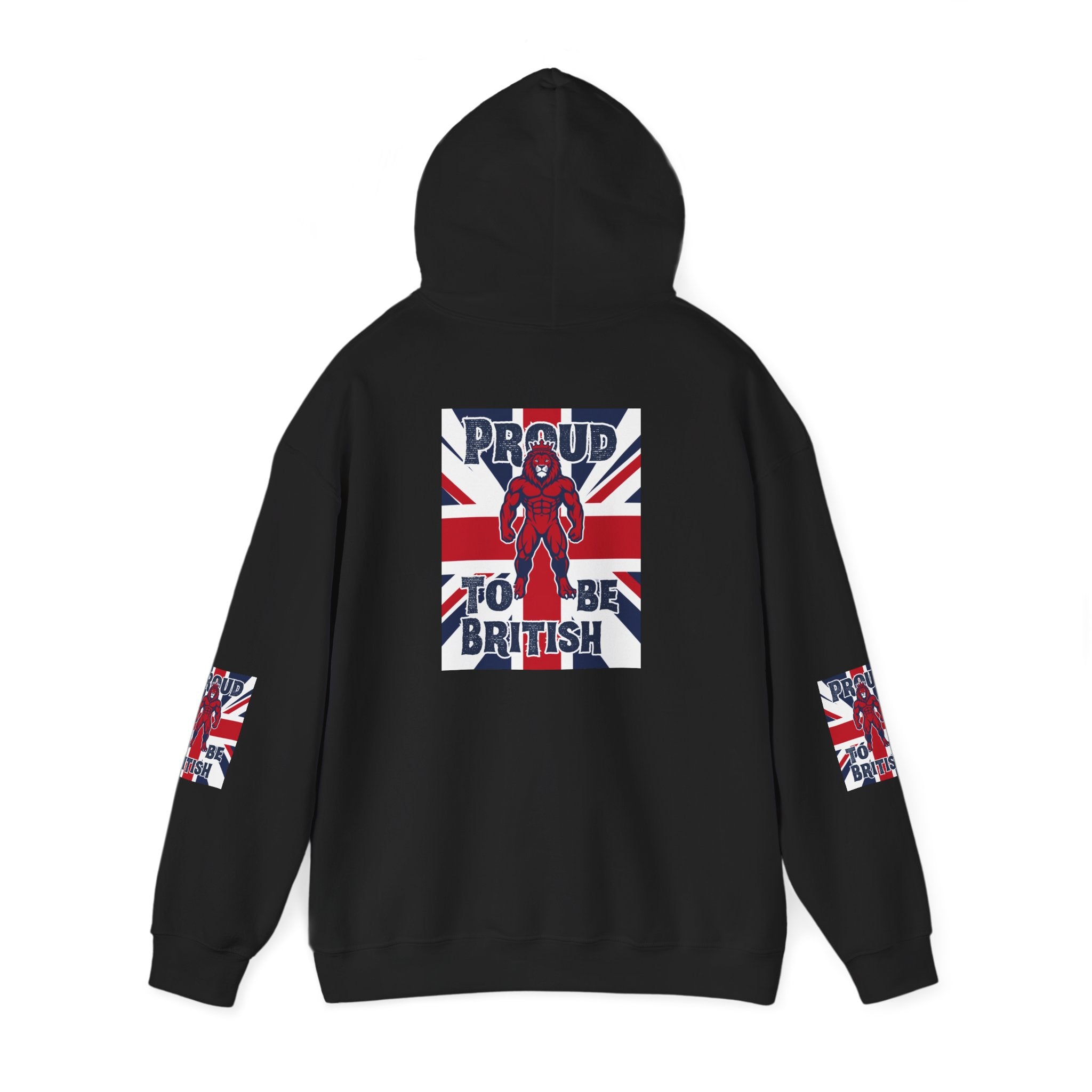 British Pride Hoodie — "Proud to Be British" Union Jack Pullover