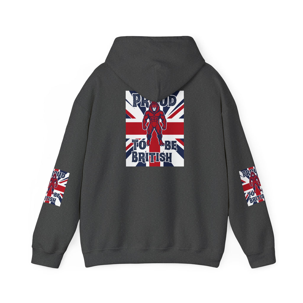 British Pride Hoodie — "Proud to Be British" Union Jack Pullover