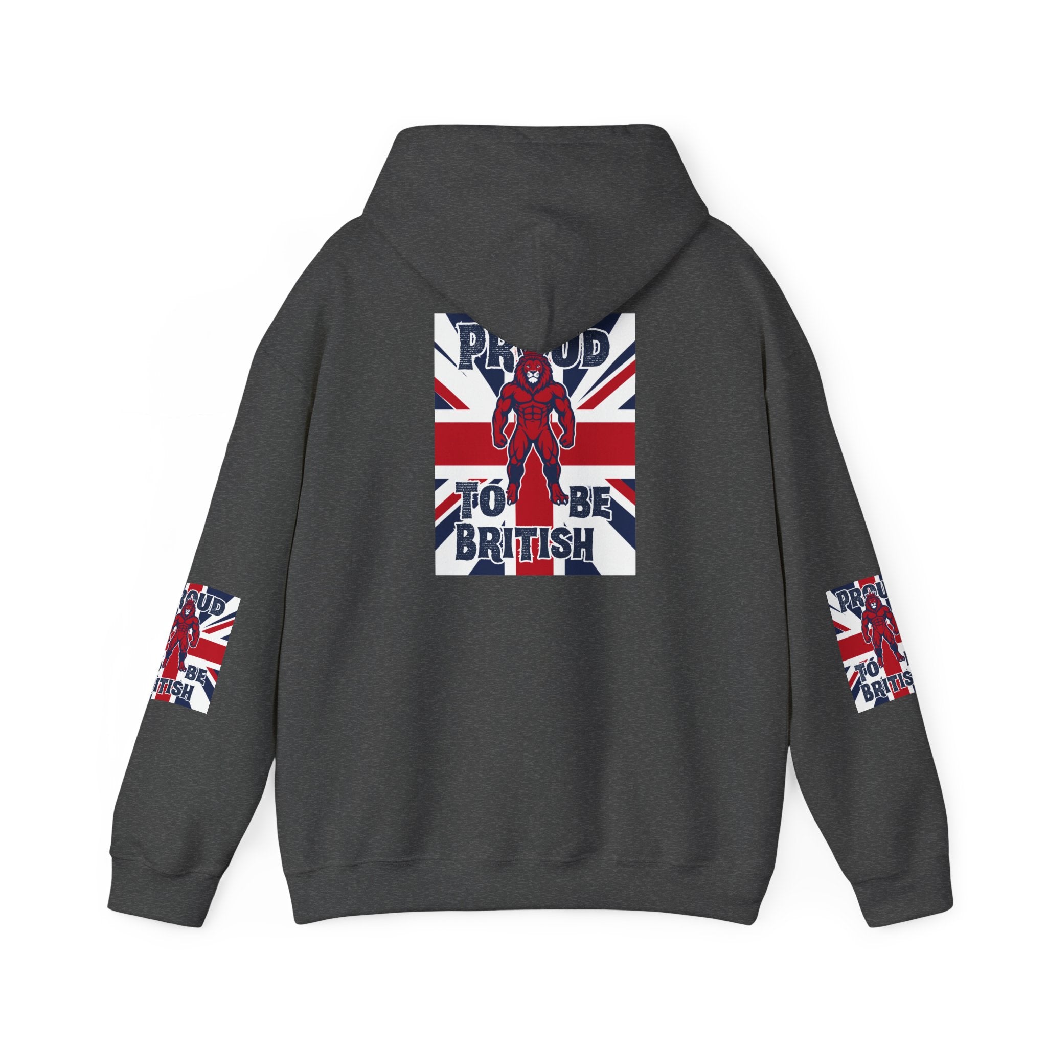 British Pride Hoodie — "Proud to Be British" Union Jack Pullover