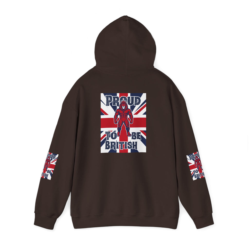British Pride Hoodie — "Proud to Be British" Union Jack Pullover