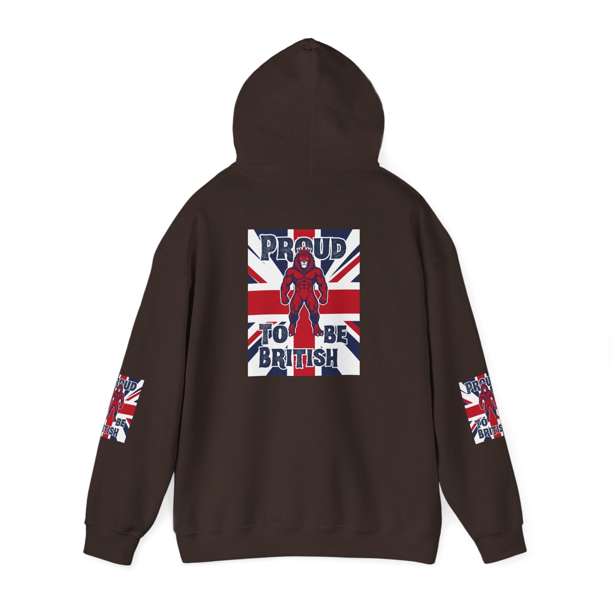 British Pride Hoodie — "Proud to Be British" Union Jack Pullover