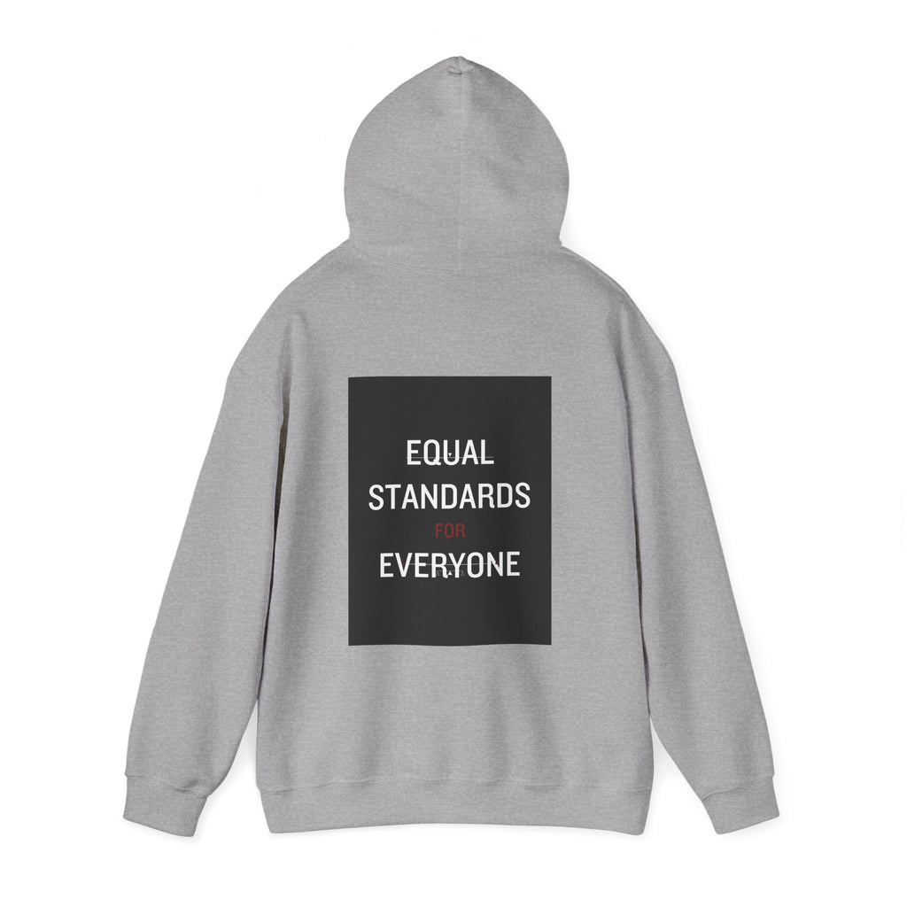Equal Standards for Everyone Hoodie — Social Justice Statement Sweatshirt