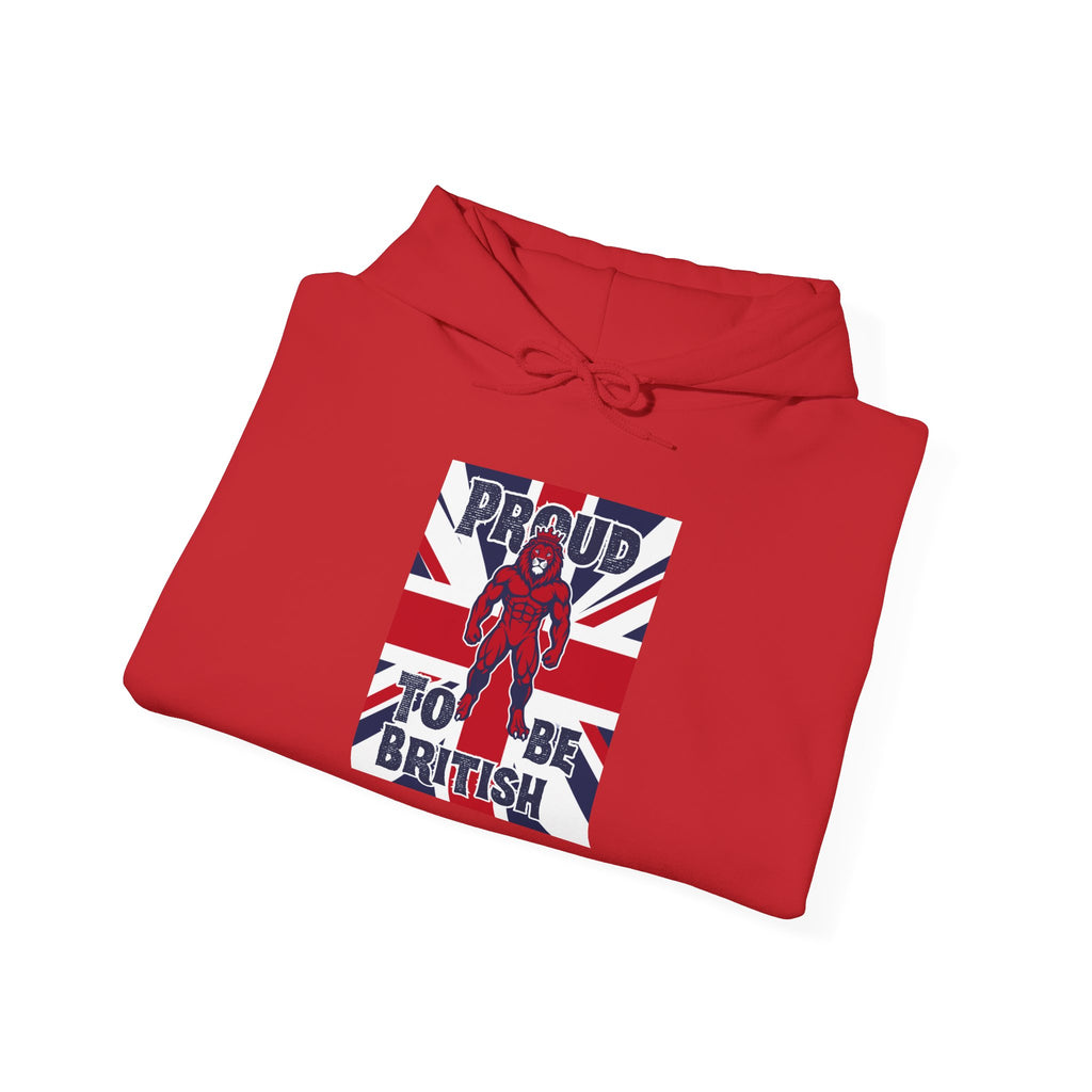 British Pride Hoodie — "Proud to Be British" Union Jack Pullover