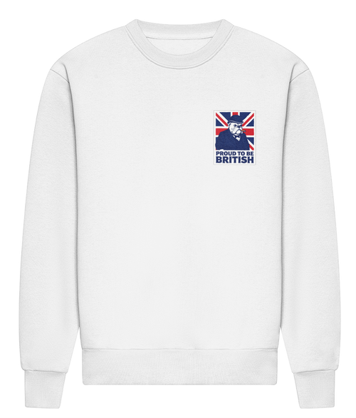 AWDis Heavyweight Signature Sweatshirt Vintage Bulldog Streetwear